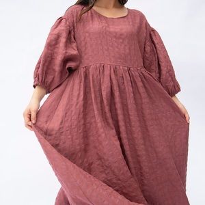 Hackwith Design House Oversized Dress in Blush